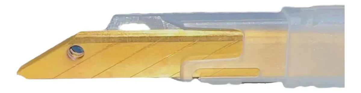 LÃMINA ESTILETE 9MM 30° GOLD C/ 10