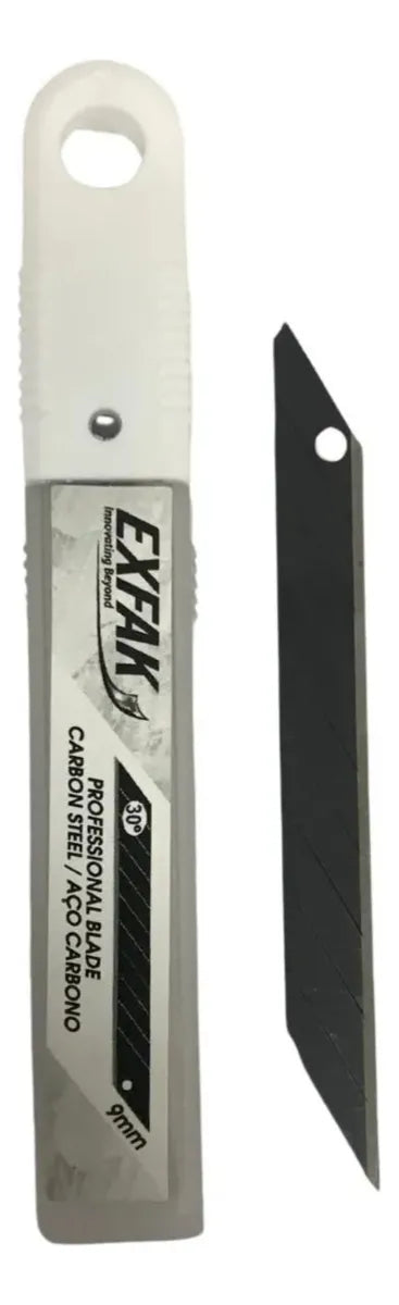LÂMINA ESTILETE 9MM 30° EXFAK